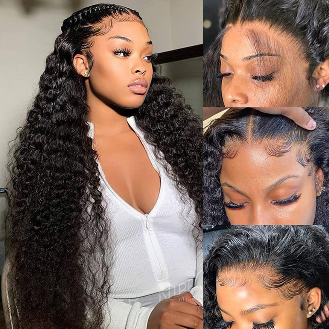 Customized Wigs Full Human Hair Wig Headgear