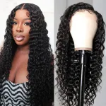 Fashion Front Lace Curly Headband Full Head Human Wig