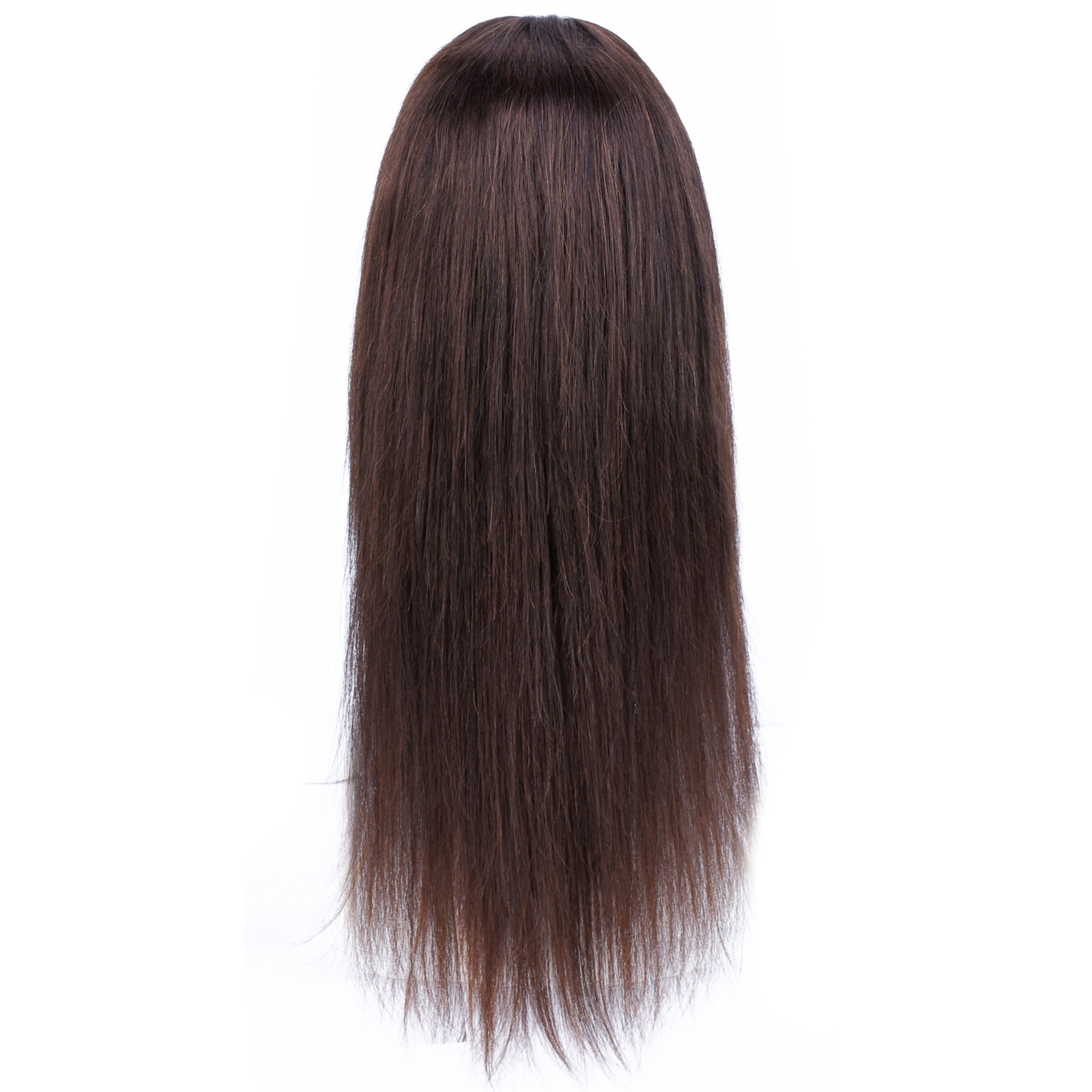 Lace Front Human Hair Long Straight U-shaped Wig Full Headset