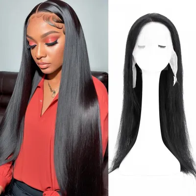 Lace Front Human Hair Wig Headgear 01
