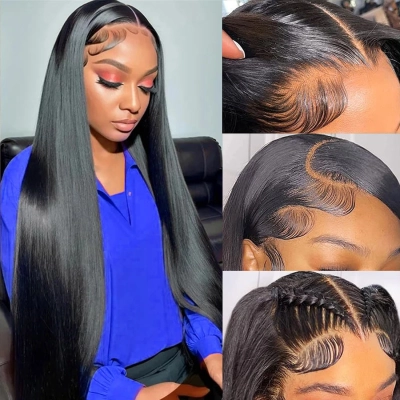 Lace Headband for Women with Long Straight Hair 01