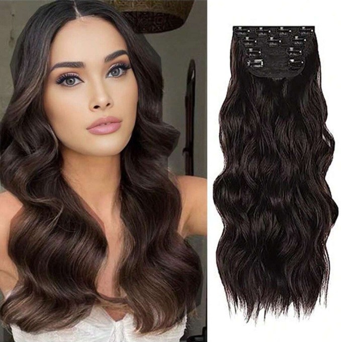 Long Curly Hair with Ripples to Increase Volume Wig