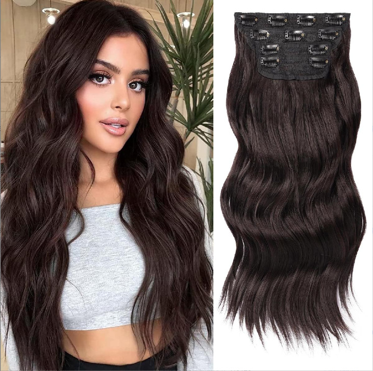 Long Curly Hair with Ripples to Increase Volume Wig