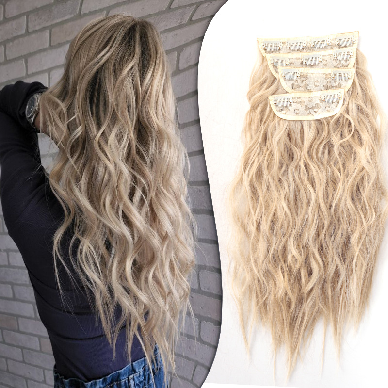 Long Curly Hair with Ripples to Increase Volume Wig