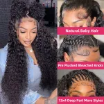 Water Wave Human Hair Wig