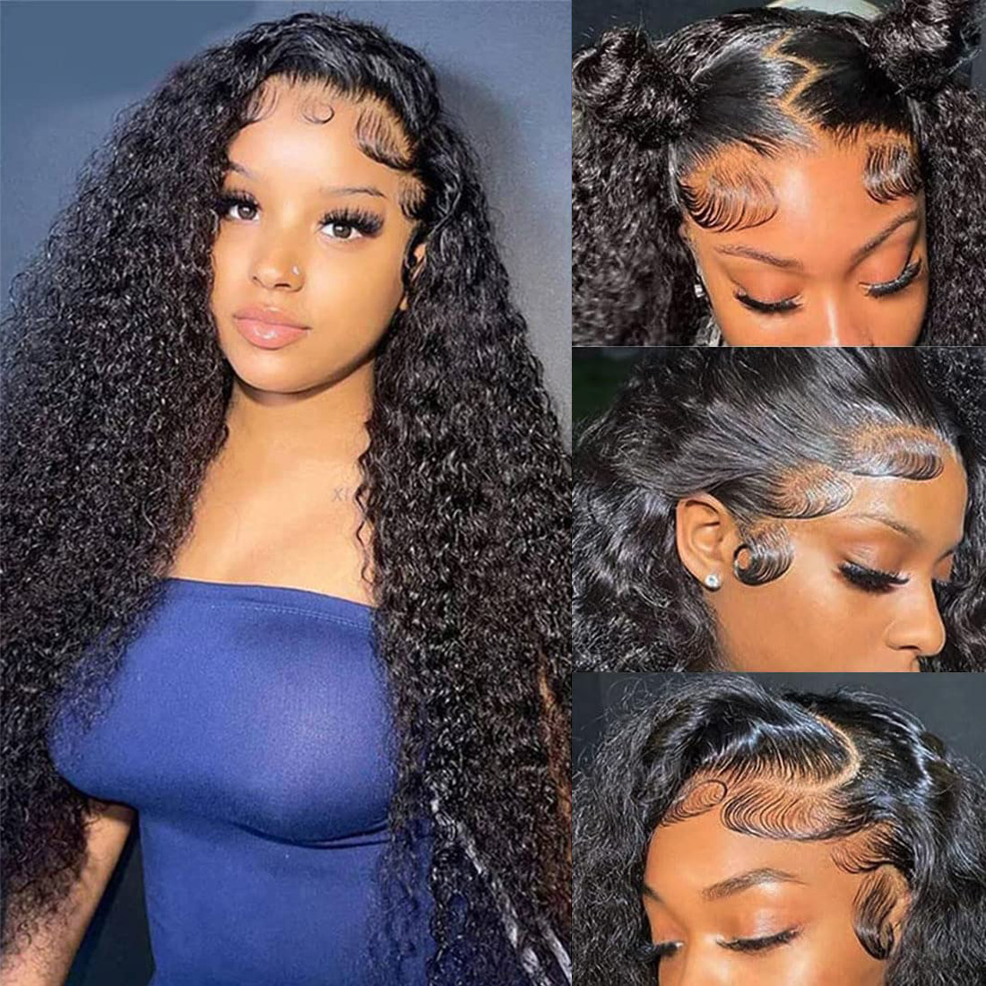 Water Wave Human Hair Wig