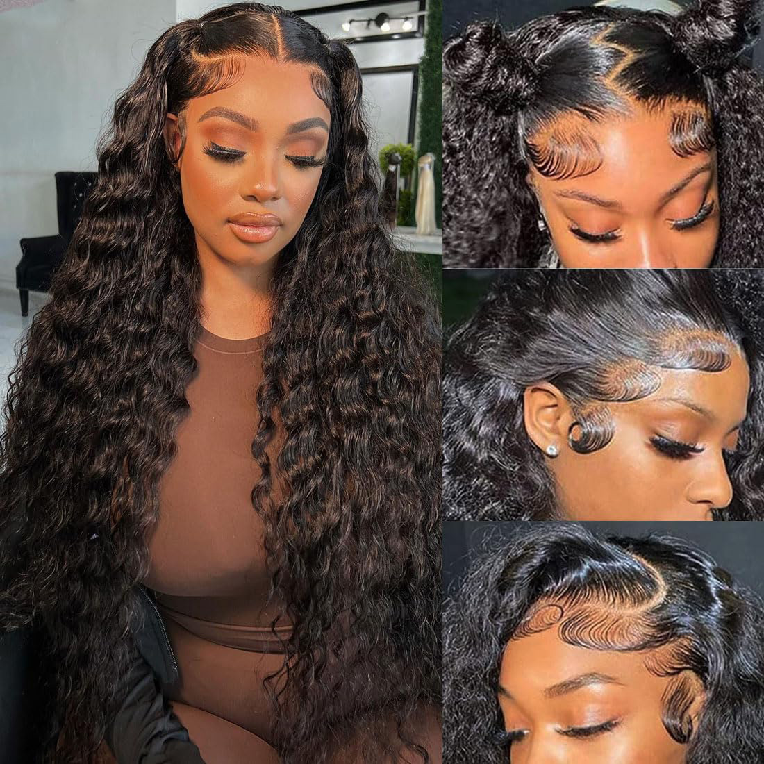 Water Wave Human Hair Wig
