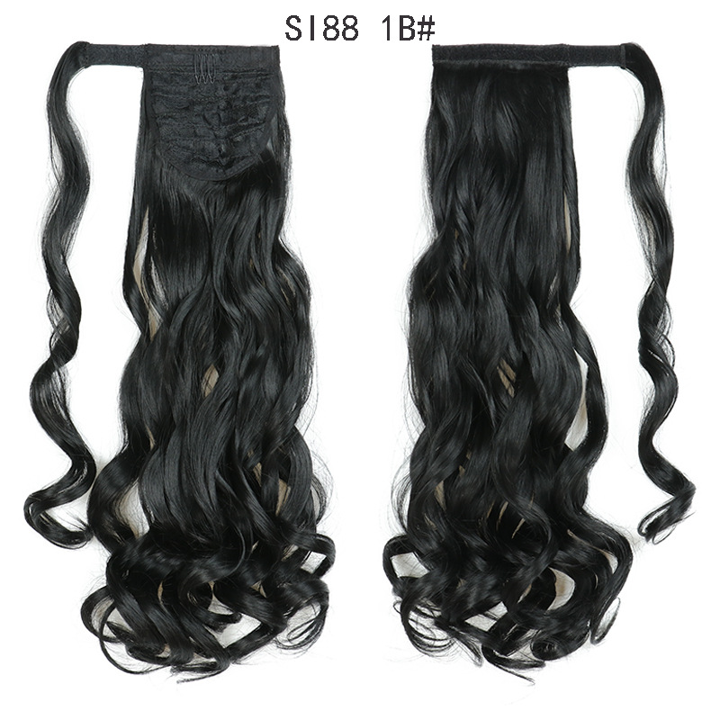  Large Wavy Ponytail with Strappy Hair Extensions
