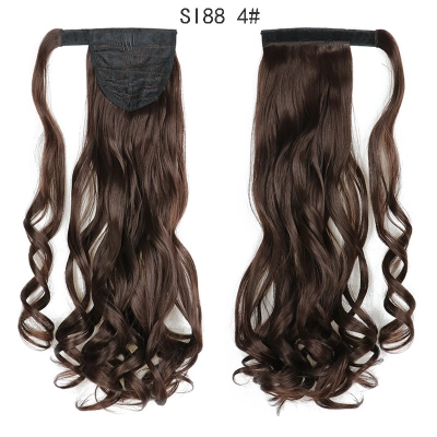  Large Wavy Ponytail with Strappy Hair Extensions 02