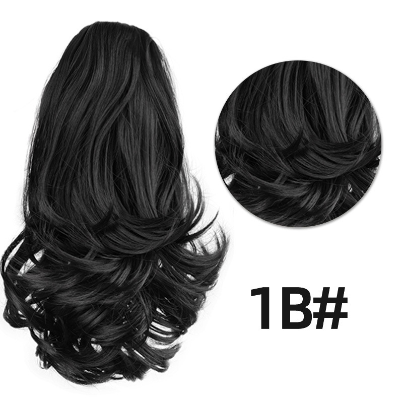  Wig Catcher Ponytail Pear Flower Curly Women's Short Curly Hair