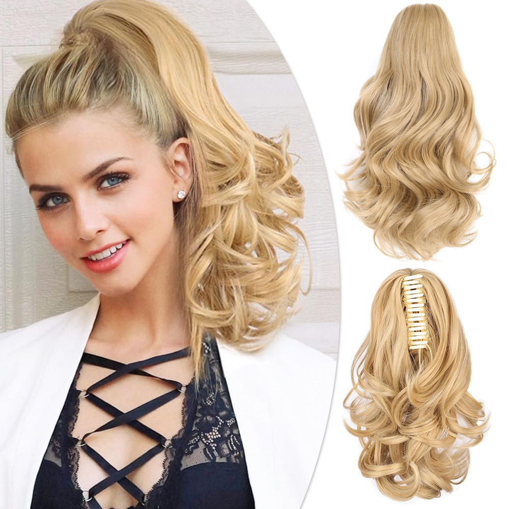  Wig Catcher Ponytail Pear Flower Curly Women's Short Curly Hair