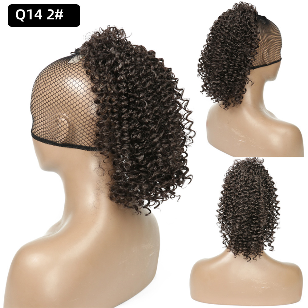 Afro Ponytail Wig for Women with Curly Hair and Ponytail