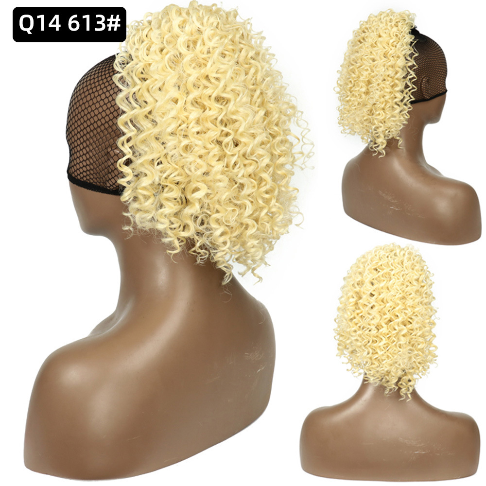 Afro Ponytail Wig for Women with Curly Hair and Ponytail