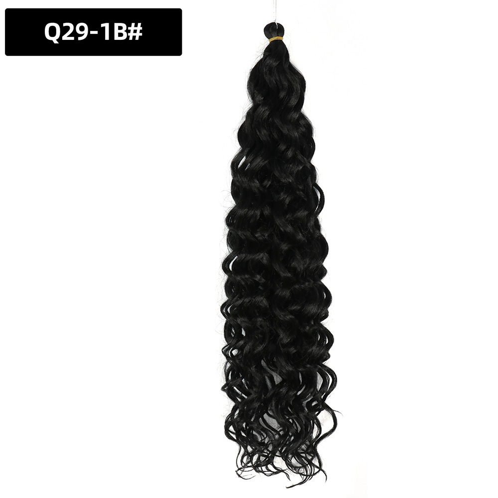 Crochet Hawaiian Curly Wig Hair Extensions