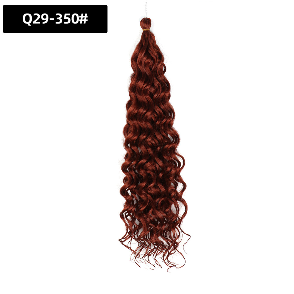 Crochet Hawaiian Curly Wig Hair Extensions