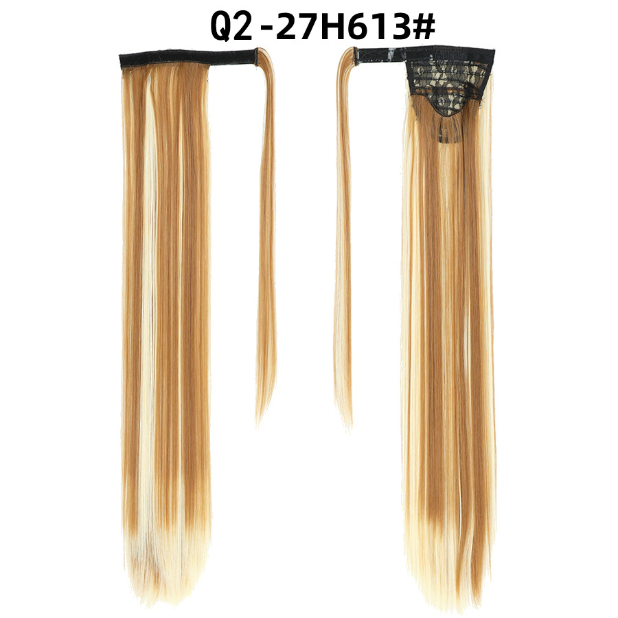 Velcro Pocket Ponytail Women's Wrap Hair Wig