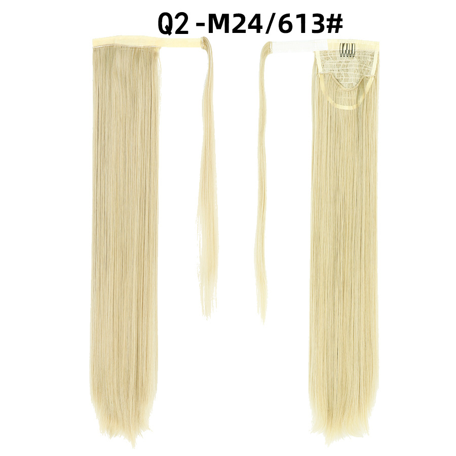 Velcro Pocket Ponytail Women's Wrap Hair Wig