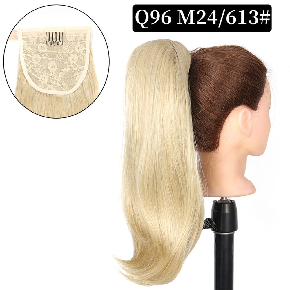 Velcro Ponytail Wig Slightly Raised Ponytail
