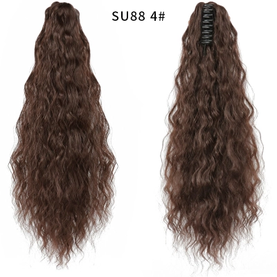 Water Ripple Fake Braid Corn Perm Grab Ponytail 01