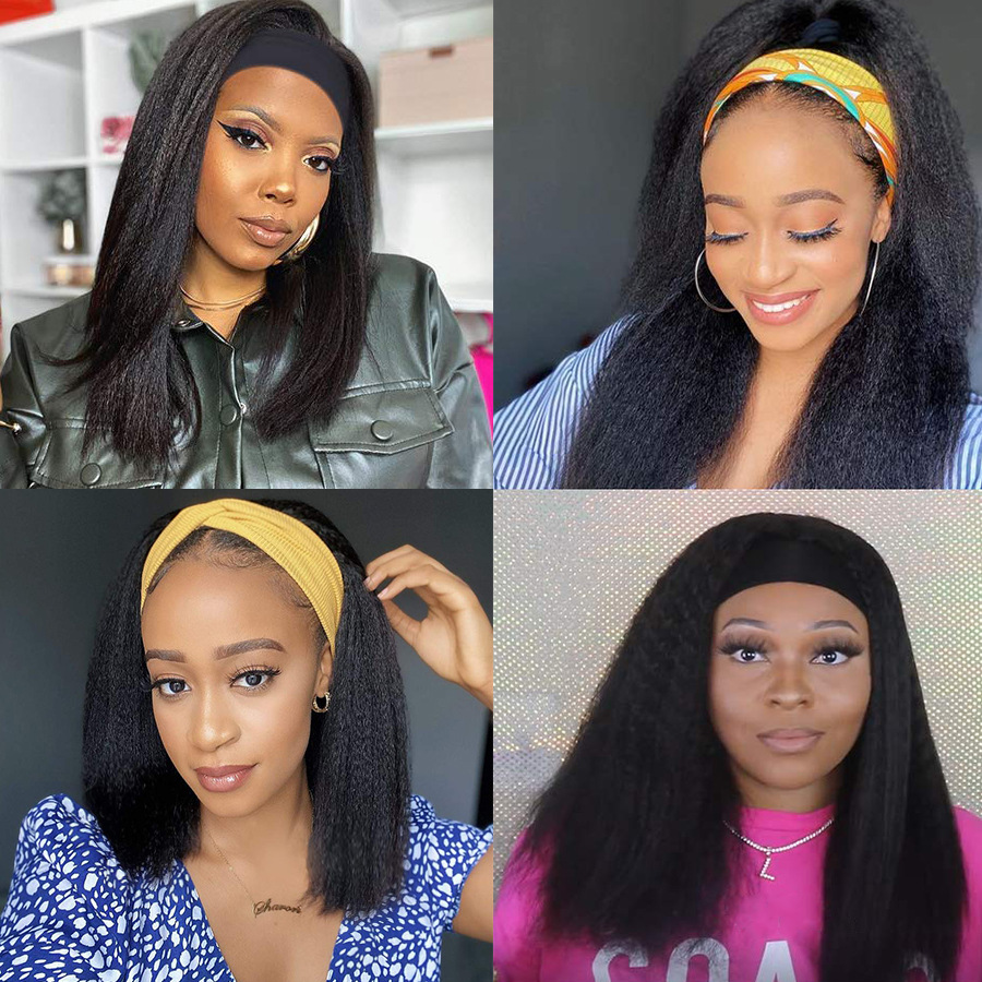Black Curly Hair with Hood