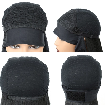 Black Curly Hair with Hood 02