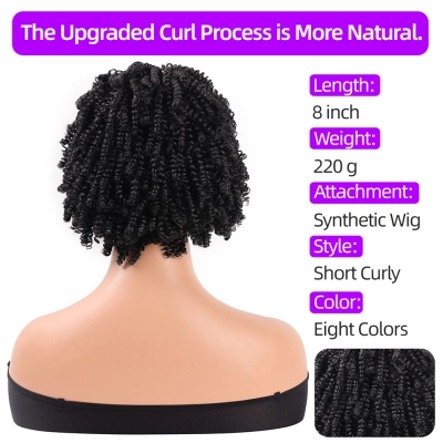Black Female Afro Full Hood 02