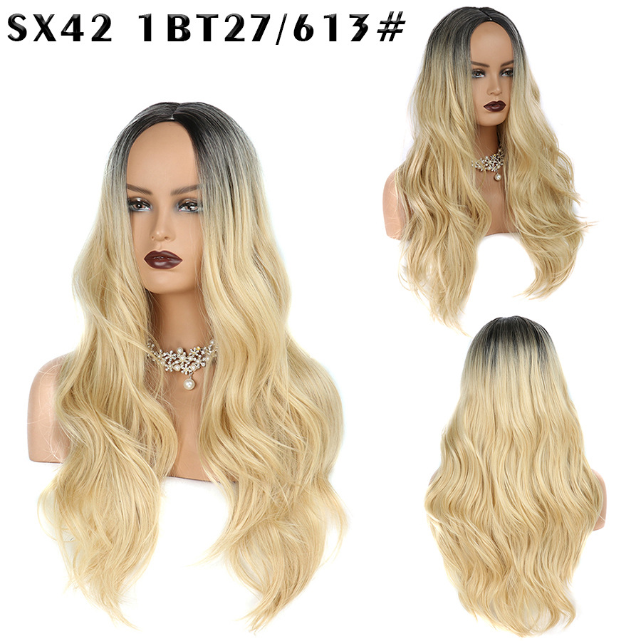 High Temperature Wire Full Headband Long Curly Hair Wig
