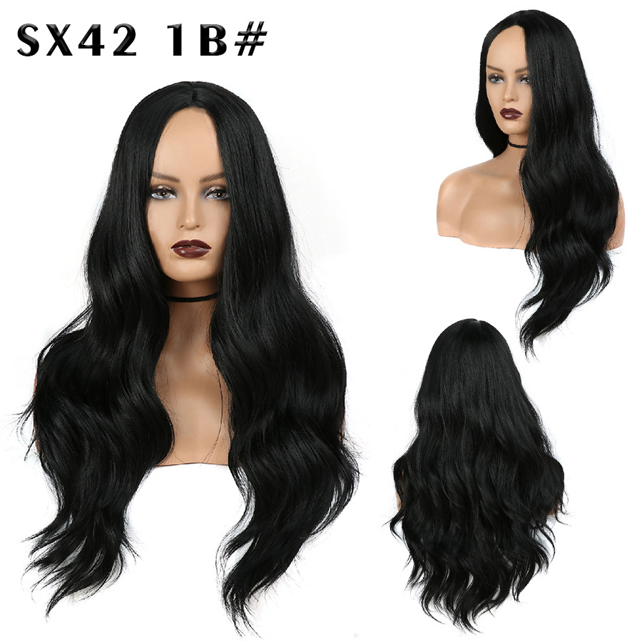 High Temperature Wire Full Headband Long Curly Hair Wig