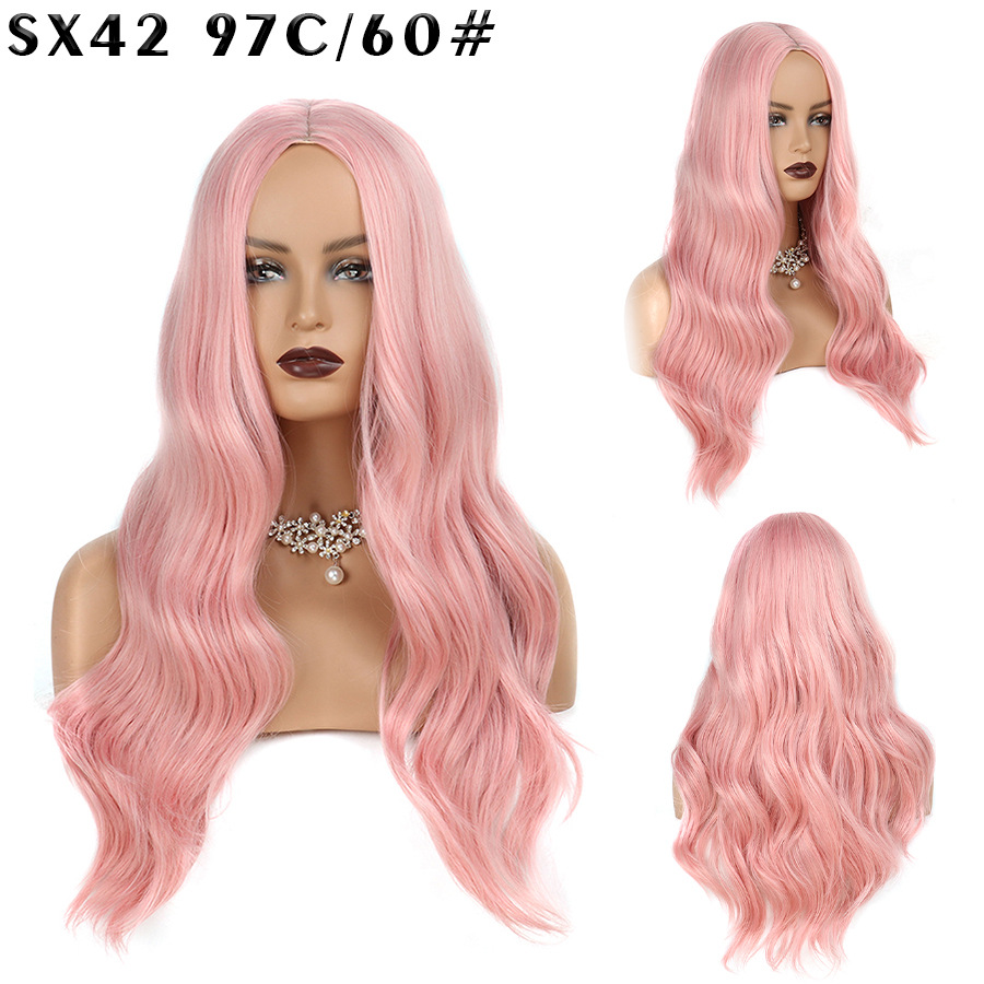 High Temperature Wire Full Headband Long Curly Hair Wig