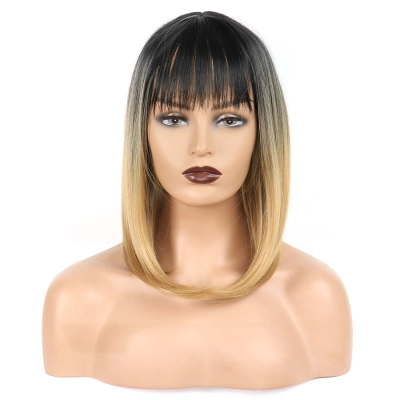 Shoulder-length Full Headband with Bangs for Women 02