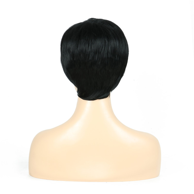 Fashionable Synthetic Fiber Wig for Women with Short Hair