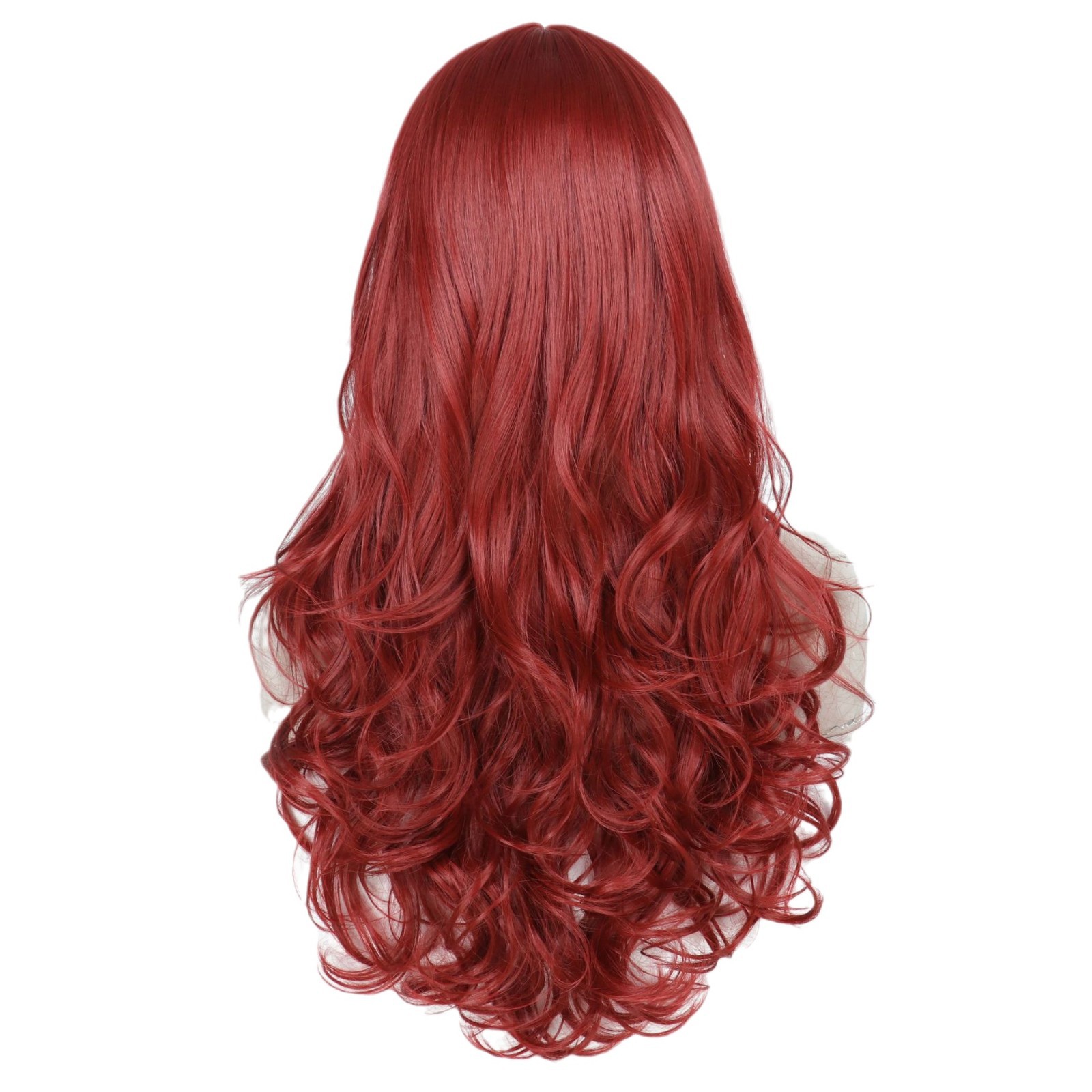 Wig Long Hair Natural Full Headpiece with Middle Parting