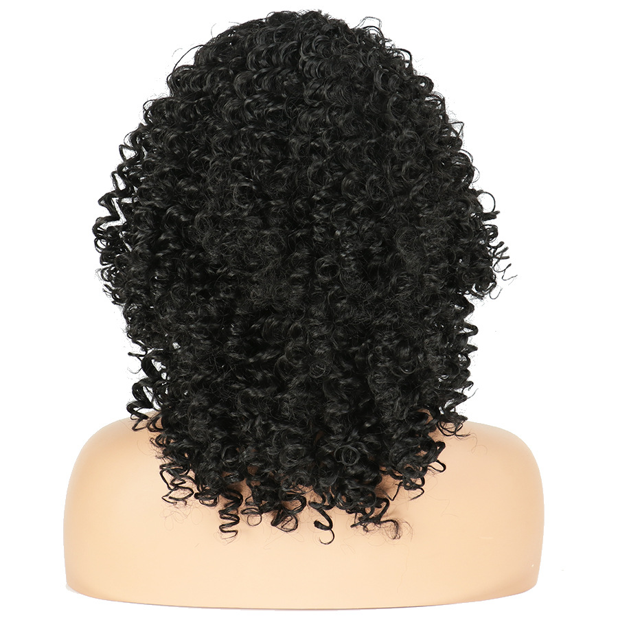 Wig Small Curly Medium Long Hair Wig Full Head Cover
