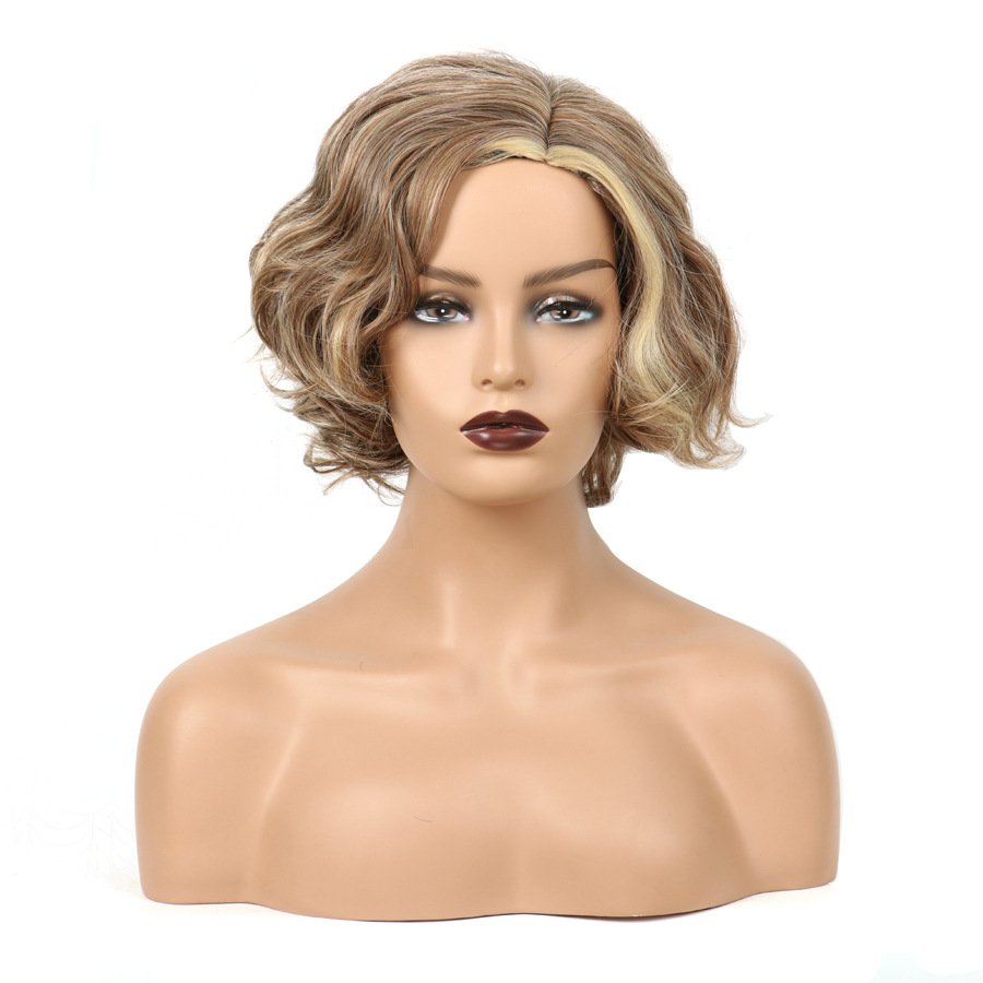 Wig Women's Short Hair Partial Fiber Wig