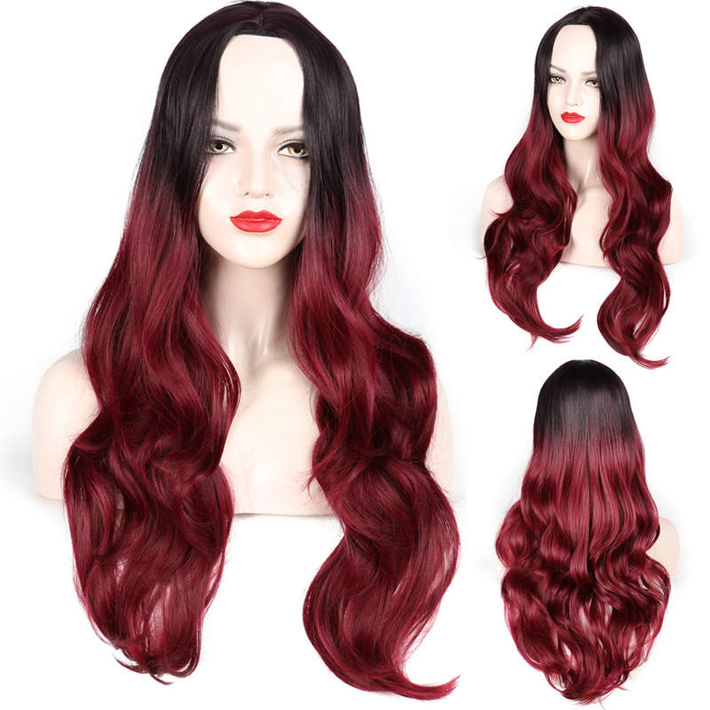 Fashionable Gradient Women's Headband with Center Parting