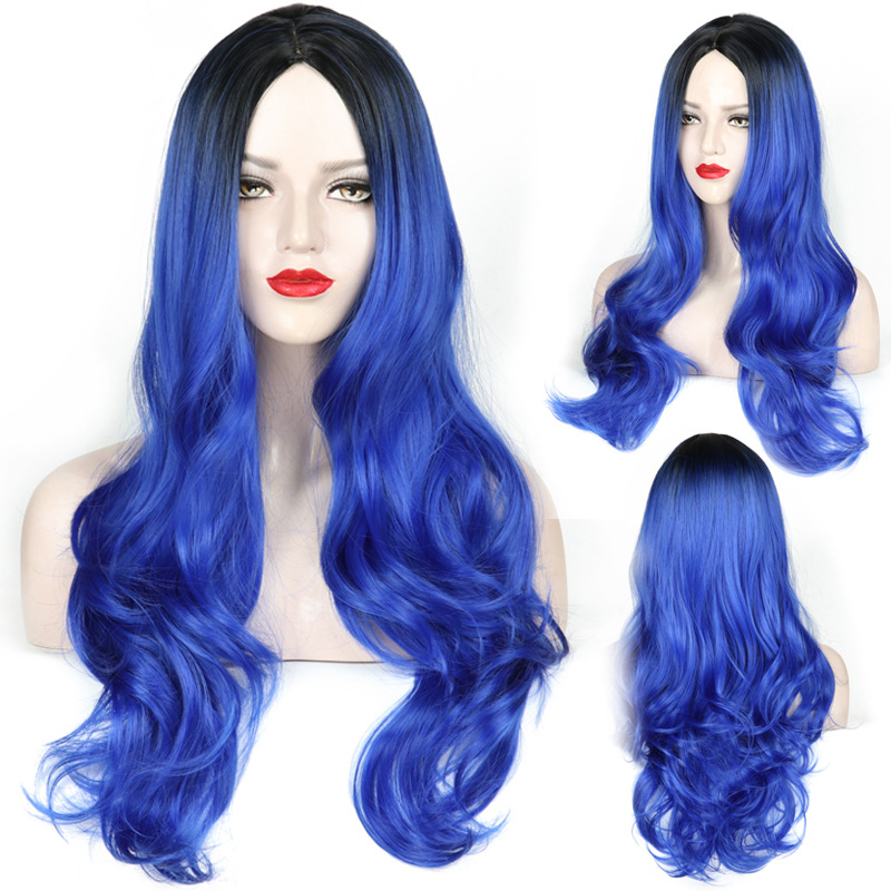 Fashionable Gradient Women's Headband with Center Parting