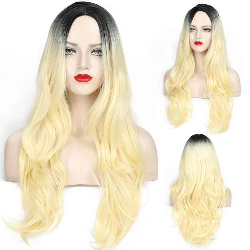 Fashionable Gradient Women's Headband with Center Parting