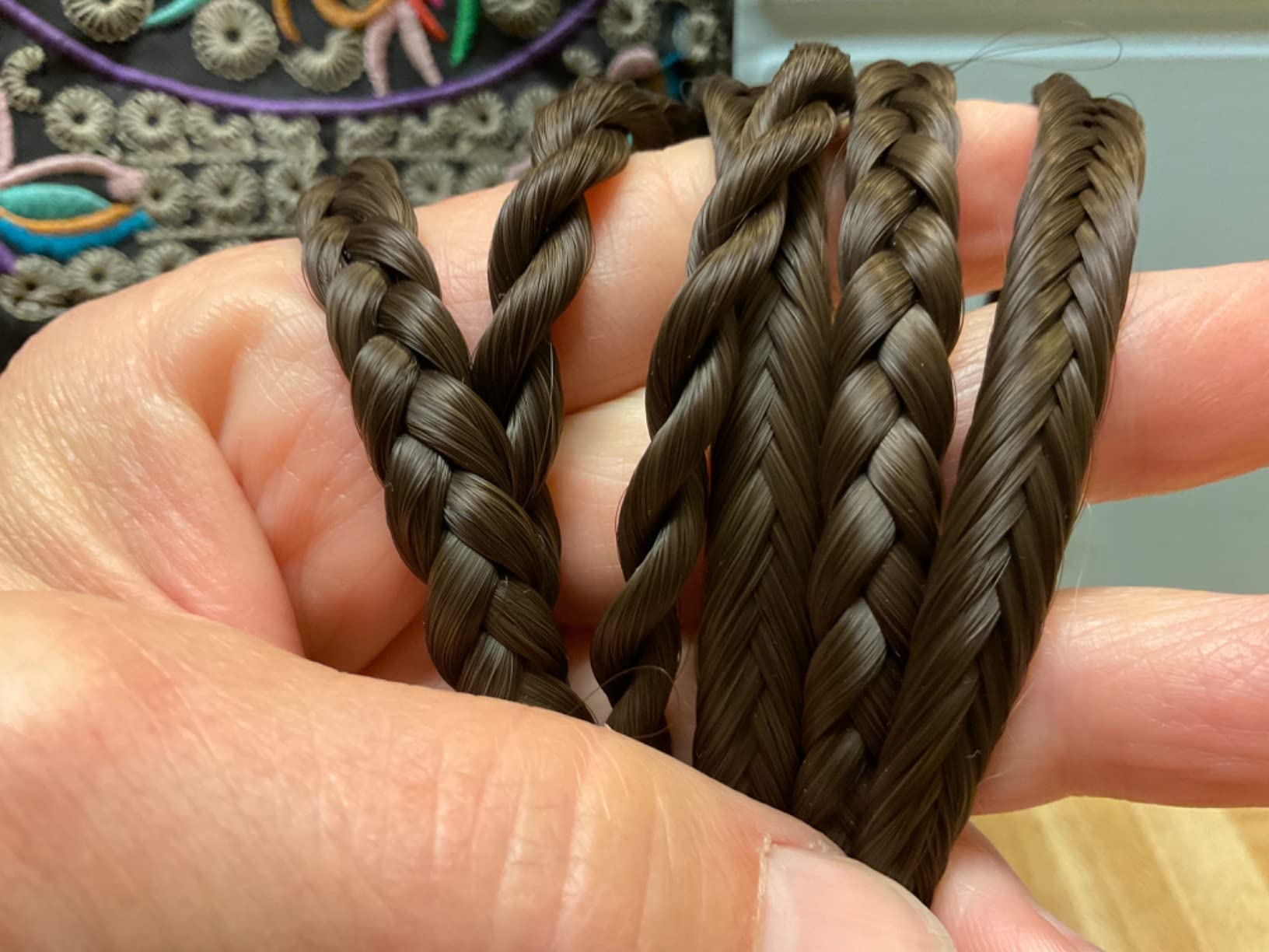 Natural simulated braids with fashionable and personalized water drop clips review ea