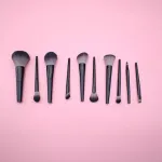 10 portable mini makeup brushes