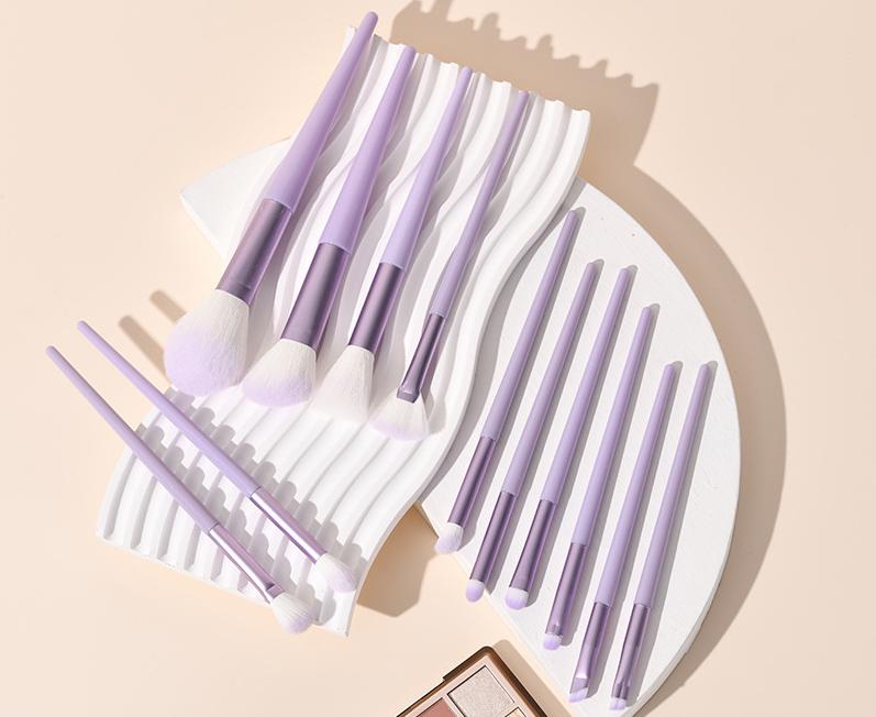 12 makeup brush set for grooming brushes