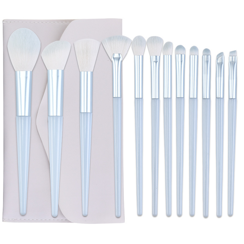12 makeup brush set for grooming brushes