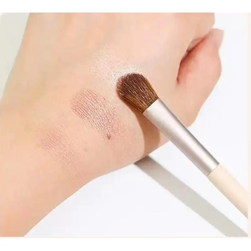 12 makeup brush set with soft animal hair