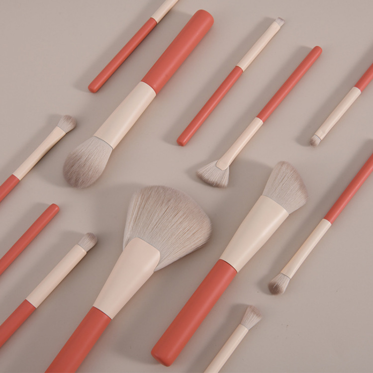 12 pieces holiday makeup brush set eye shadow brush bionic hair