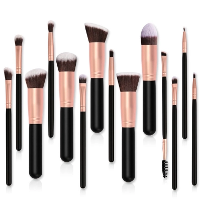 14 sets of makeup brushes with soft bristles 01