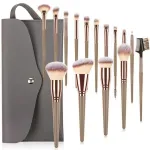 15 soft hair powder  blusher foundation make-up eye shadow concealer brushes