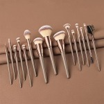 15 soft hair powder  blusher foundation make-up eye shadow concealer brushes