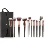 15 soft hair powder  blusher foundation make-up eye shadow concealer brushes