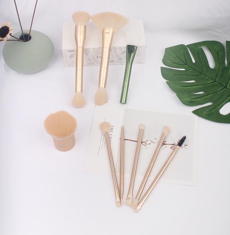 All aluminum makeup brush powder brush eye shadow brush