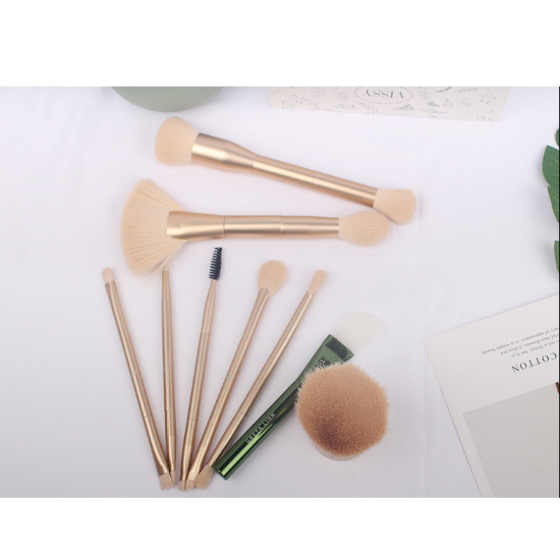 All aluminum makeup brush powder brush eye shadow brush