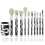 10 3D snake Teng makeup brushes